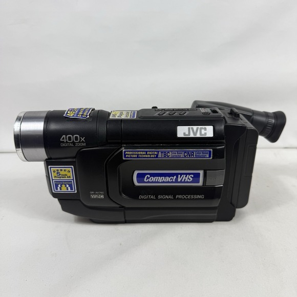 JVC Compact VHS VHSC Video Camcorder GR-AX760U 400x Digital‎ Zoom Tested Works - Picture 2 of 13